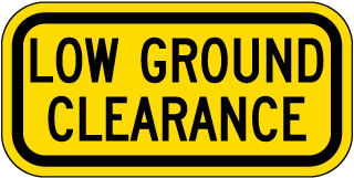 Low Ground Sign