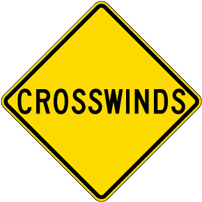 Crosswinds Sign