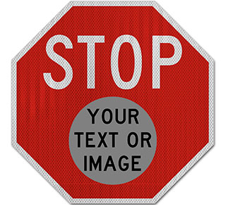Custom Octagonal Stop Sign