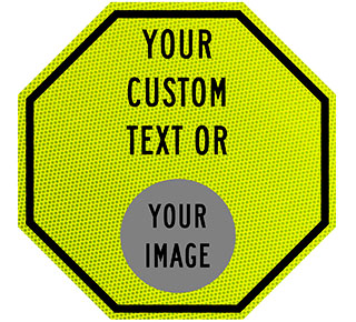 Custom Yellow/Green Octagon