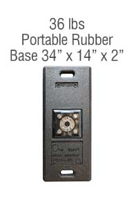 Replacement 36lb. Portable Rubber Base