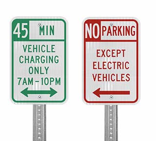 Electric Vehicle Signs