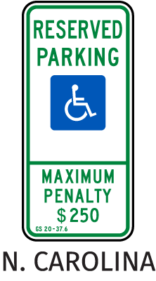 North Carolina Accessible Parking