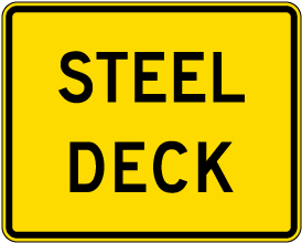 Steel Deck Sign