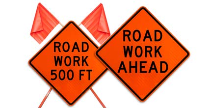 Road Work Signs