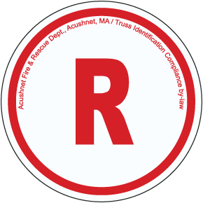 Massachusetts Roof Truss Sign