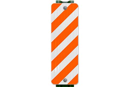 Orange / White Right Object Marker