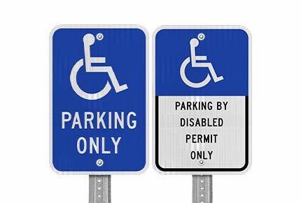 Handicap Parking Signs by State