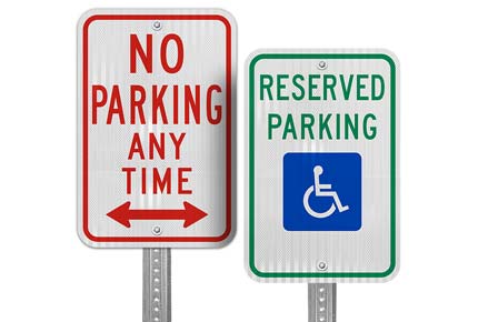 Regulatory Parking Signs