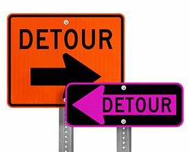 Detour Signs