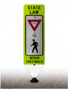 Replacement Yield To Pedestrians Panel