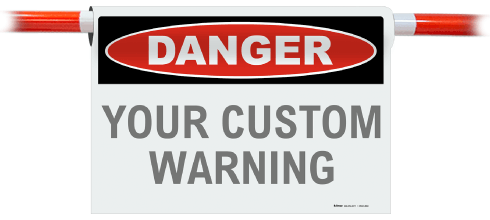 Custom Cone Bar Header Signs