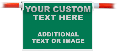 Custom Cone Bar Blank and Border Signs