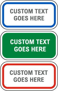 Supplemental Custom Parking Sign