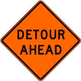 Order Detour Road Signs - MUTCD Compliant, Ships Fast