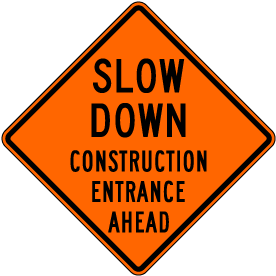 Construction Ahead Sign Png