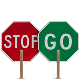 Stop / Go Traffic Paddles - Shop Now, Ships Fast