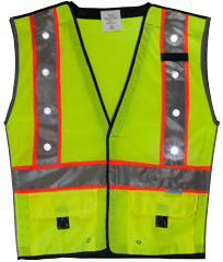 LED Vest Fluorescent Yellow/Green - Shop Now, Ships Fast