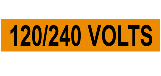 120/240 Volts Marker