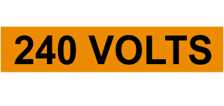 240 Volts Marker