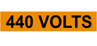 440 Volts Marker