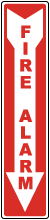 Fire Alarm Label