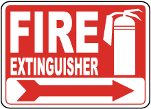 Fire Extinguisher Sign