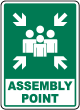 Assembly Point Sign