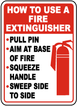 How To Use Fire Extinguisher Label