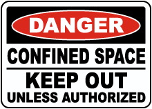 Keep Out Unless Authorized Sign