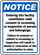 Valid Consent To Screening Sign