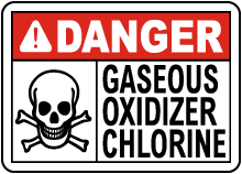 California Pool Chlorine Sign