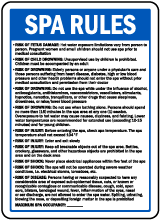 Maryland Spa Rules Sign