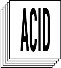 NFPA Diamond Special Hazard - Acid