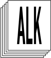 NFPA Diamond Special Hazard - Alkaline