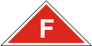 Red / White NJ Floor Truss Sign