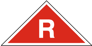 Red / White NJ Roof Truss Sign