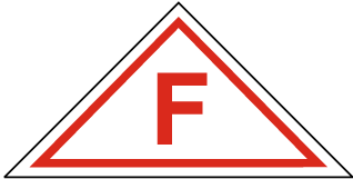 White / Red NJ Floor Truss Sign