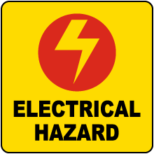 Electrical Hazard Label
