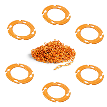Orange Cone Chain Connector Kit