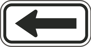 Black Arrow Sign