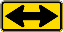 Two Direction Large Arrow