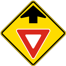 Yield Ahead Sign