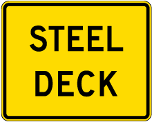 Steel Deck Sign