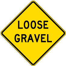 Loose Gravel Sign
