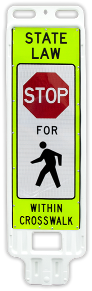 Replacement Stop for Pedestrians Crossing Panel