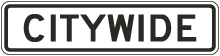 Citywide Sign