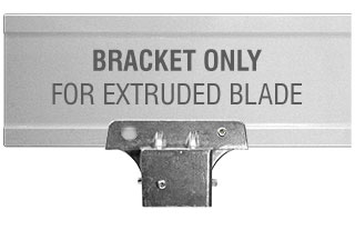 1-3/4" Square Post Extruded Blade Street Name Sign Bracket