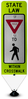 Replacement Yield To Pedestrians Panel