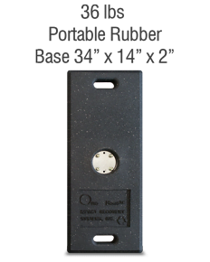 Replacement 36lb. Portable Rubber Base